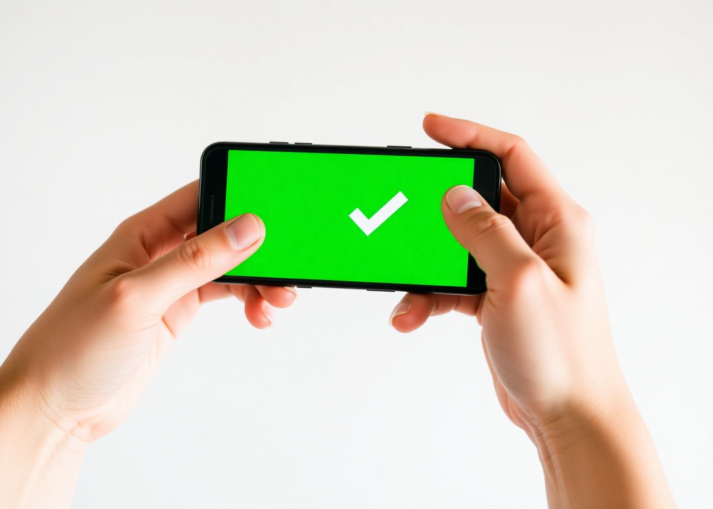 Delivery confirmed on a phone